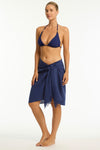 Sunset Frayed Sarong in  | Sea Level Australia 