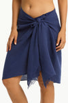 Sunset Frayed Sarong in  | Sea Level Australia 