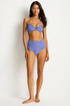 Solara Panelled High Waist Pant in  | Sea Level Australia 