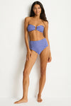 Solara Panelled High Waist Pant in  | Sea Level Australia 