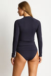 Eco Essentials Long Sleeve Rash Vest in  | Sea Level Australia 