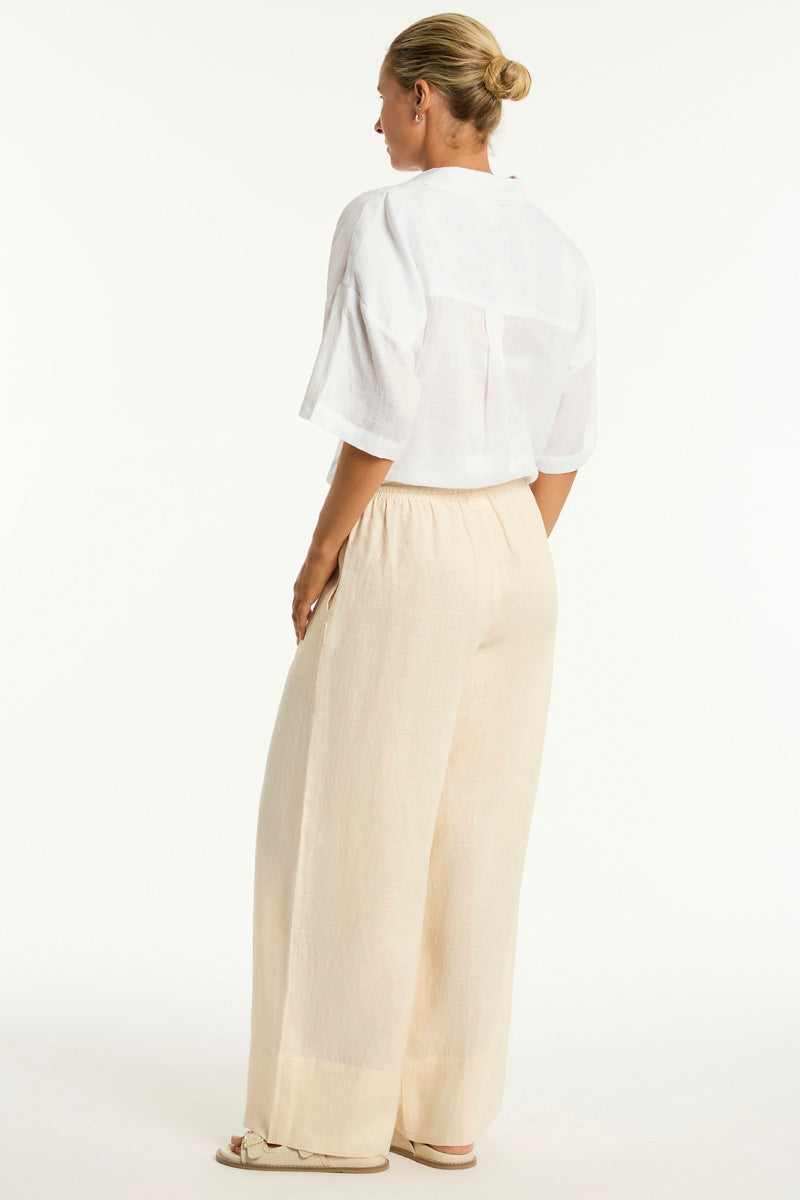 Resort Linen Aloha Shirt in  | Sea Level Australia 