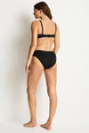 Eco Essentials Mid Bikini Pant in  | Sea Level Australia 