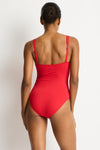 Eco Essentials Twist Front One Piece in  | Sea Level Australia 
