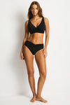 Essentials Edit Twist Mid Bikini Pant in  | Sea Level Australia 
