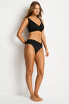 Essentials Edit Twist Mid Bikini Pant in  | Sea Level Australia 