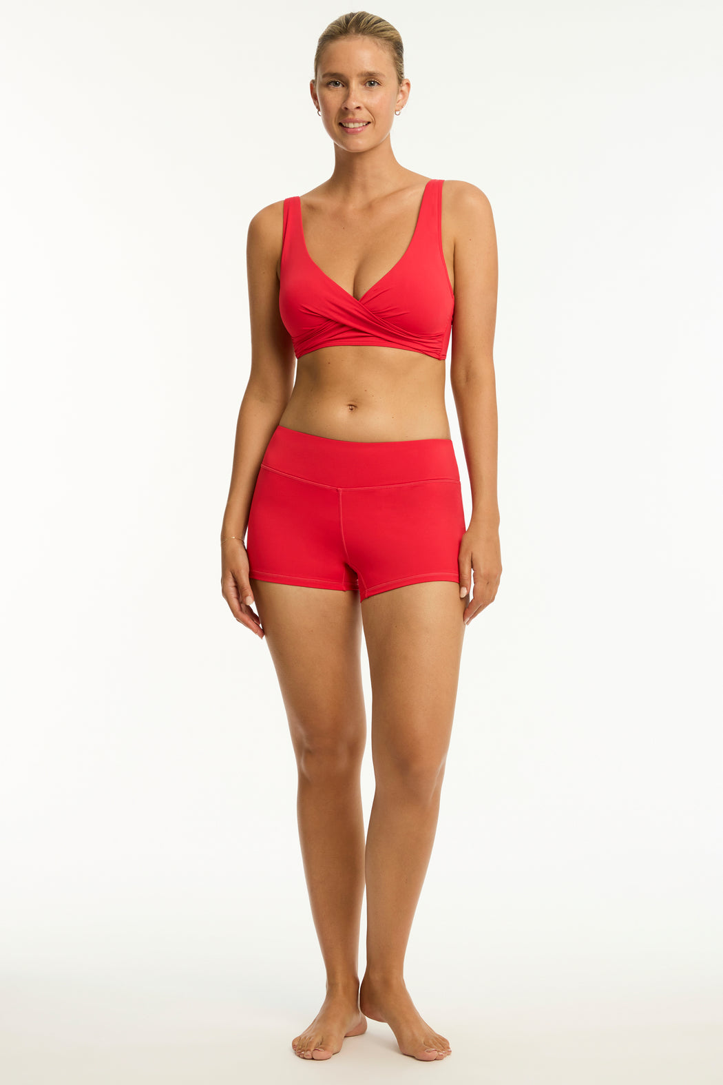Eco Essentials Cross Front Multifit Bra in  | Sea Level Australia 