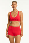 Eco Essentials Cross Front Multifit Bra in  | Sea Level Australia 