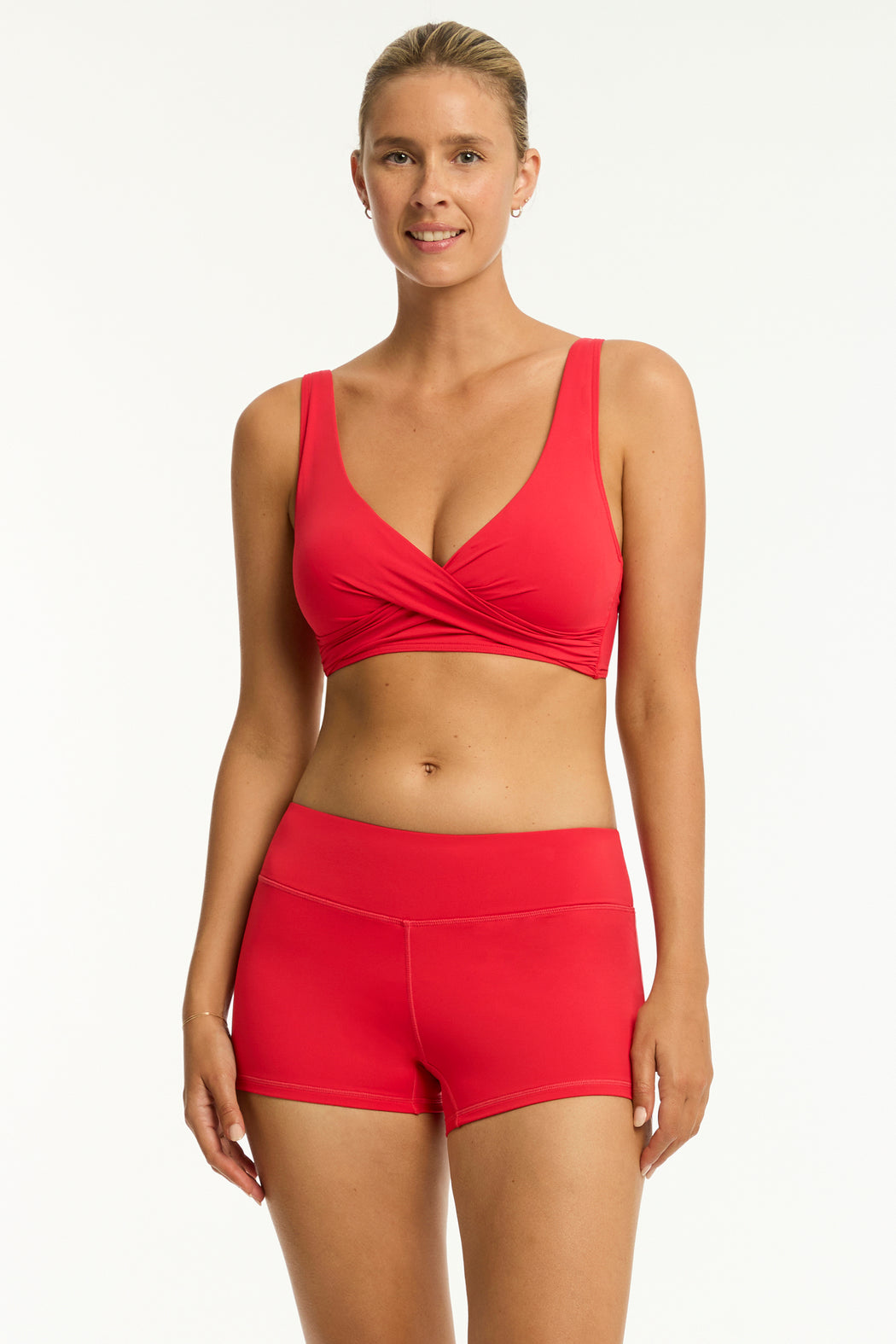 Eco Essentials Cross Front Multifit Bra in  | Sea Level Australia 