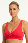 Eco Essentials Cross Front Multifit Bra in  | Sea Level Australia 