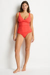 Essentials Edit Cross Front Tankini