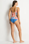 Coco Island Cross Front Scoop Back Tankini