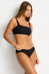 Eco Essentials Square Neck Bra in  | Sea Level Australia 