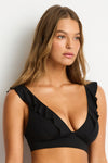 Eco Essentials Frill Bra in  | Sea Level Australia 