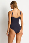 Eco Essentials Cross Front One Piece in  | Sea Level Australia 