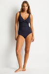 Eco Essentials Cross Front Tankini in  | Sea Level Australia 