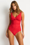 Eco Essentials Cross Front Tankini in  | Sea Level Australia 