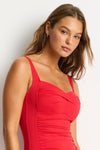 Eco Essentials Twist Front One Piece in  | Sea Level Australia 