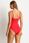 Eco Essentials Cross Front One Piece in  | Sea Level Australia 