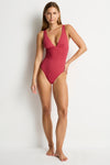 De Luxe Plunge Longline One Piece