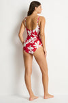 Leilana Scoop Back Panel Line One Piece