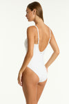 Spinnaker Square Neck One Piece in  | Sea Level Australia 