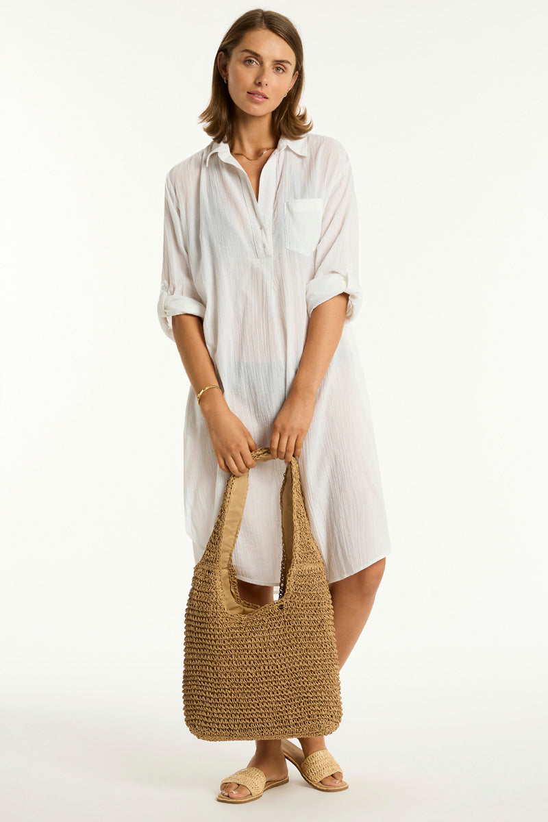 Crochet Slouch Beach Bag in  | Sea Level Australia 