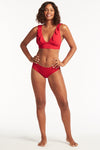 Eco Essentials Frill Bra in  | Sea Level Australia 
