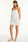 Tidal Linen Shift Short Dress in  | Sea Level Australia 