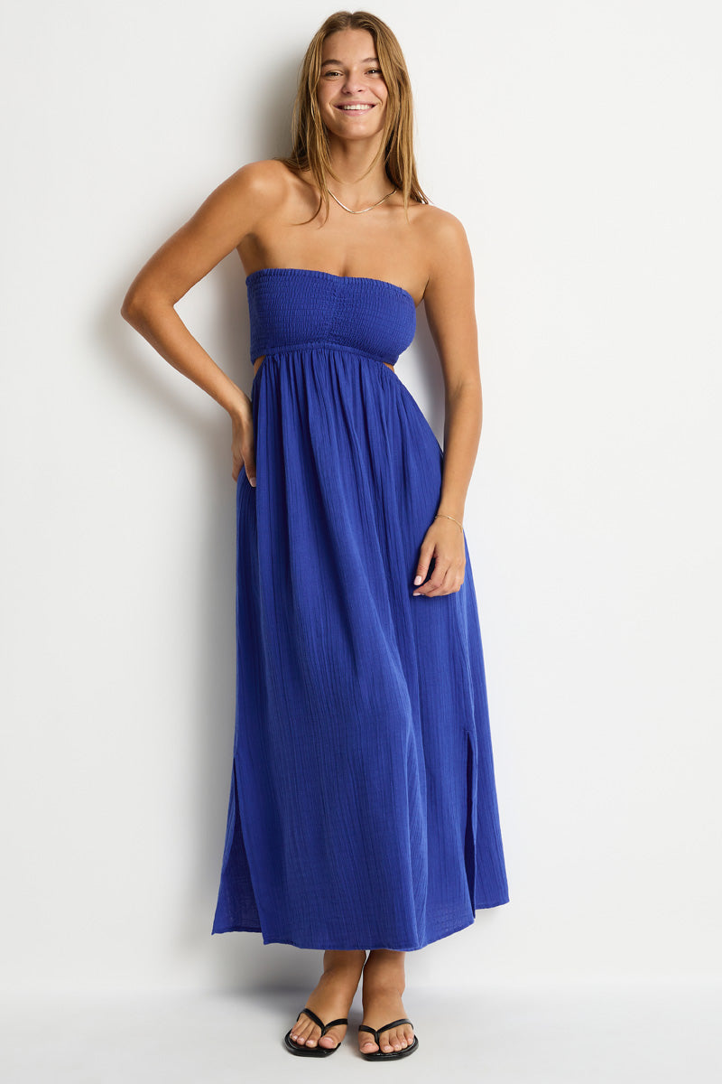 Sunset Cutaway Bandeau Dress