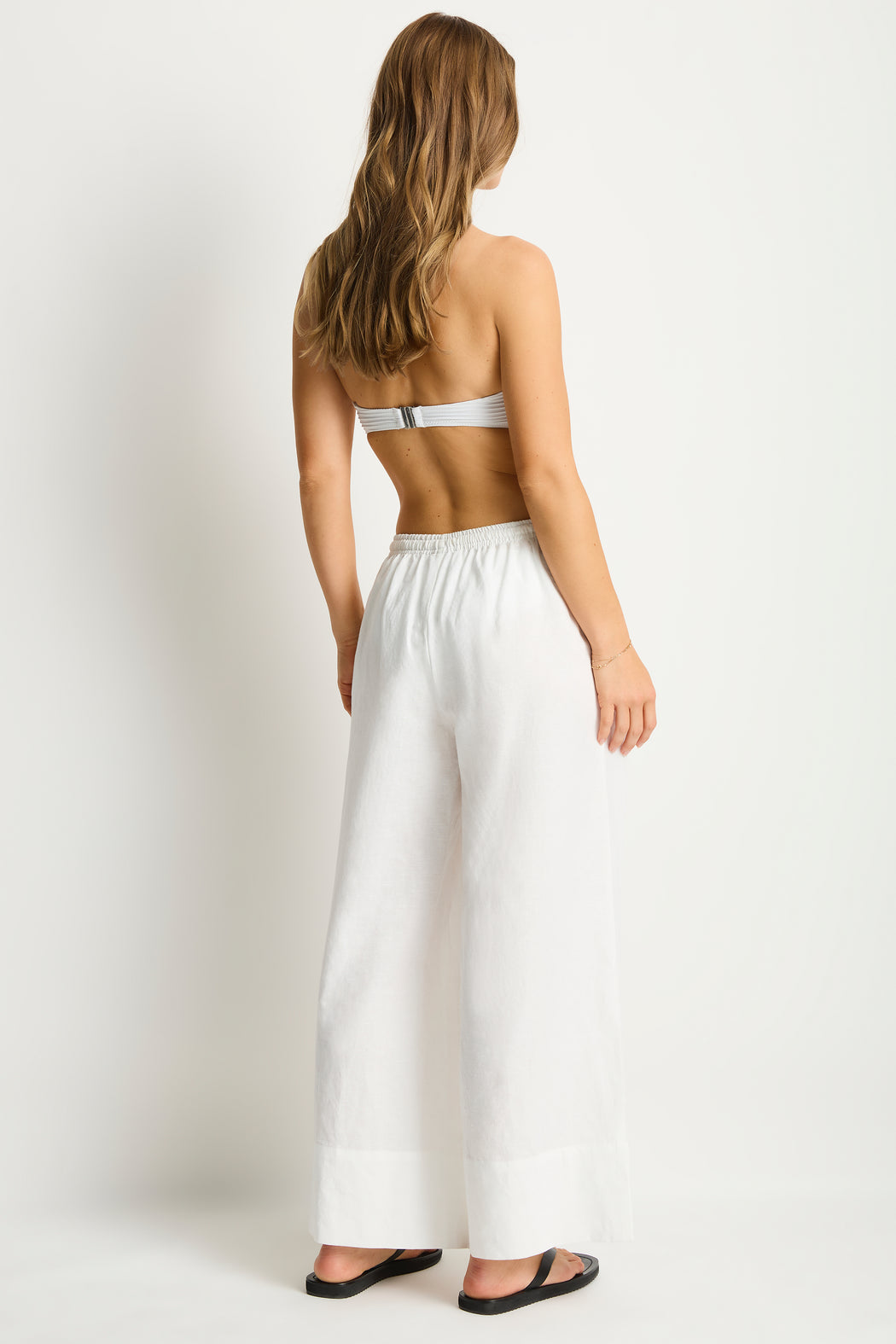 Shore Linen Palazzo Pant in  | Sea Level Australia 