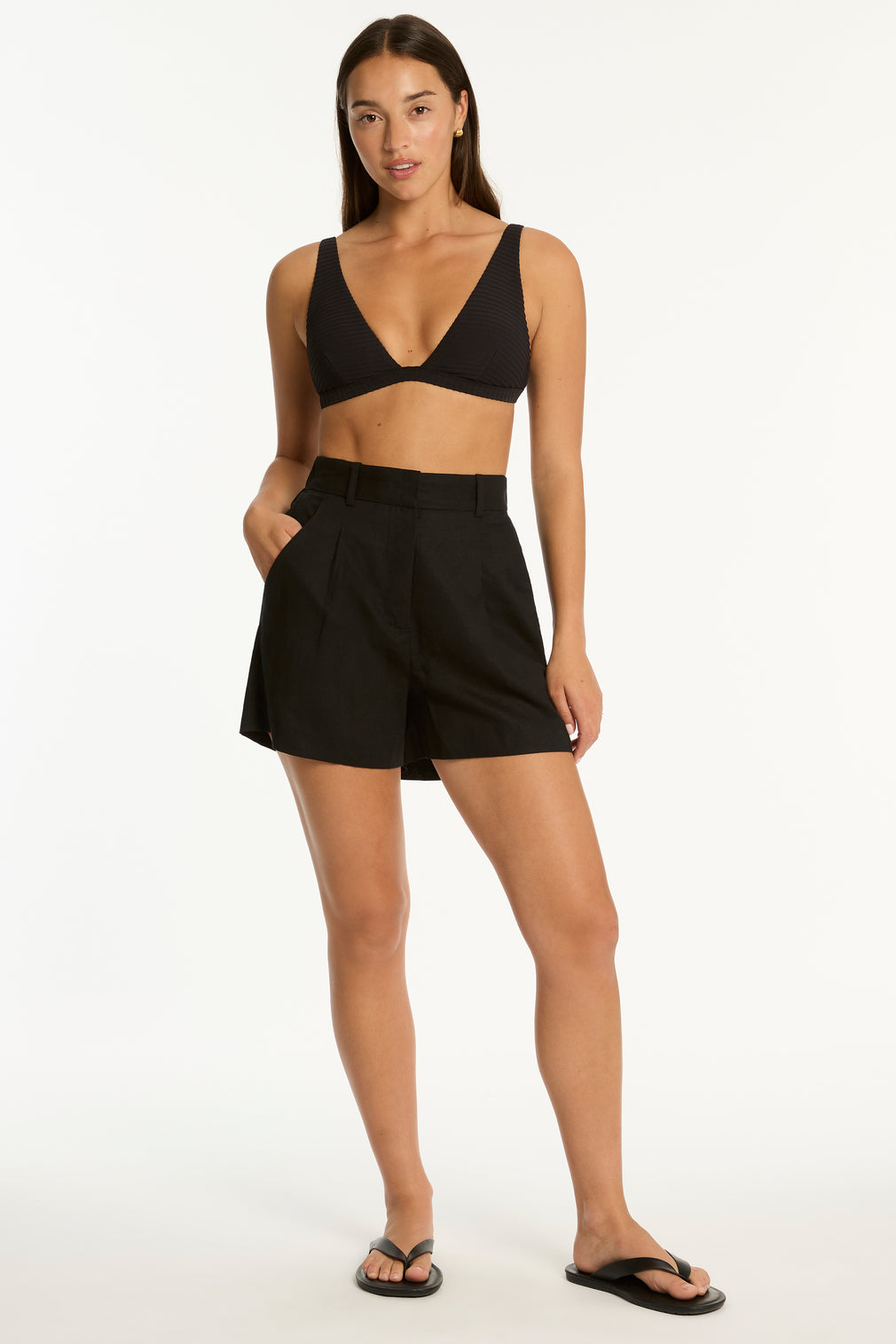 Shore Linen Boat Short in  | Sea Level Australia 
