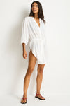 Salt Boho Shirt in  | Sea Level Australia 