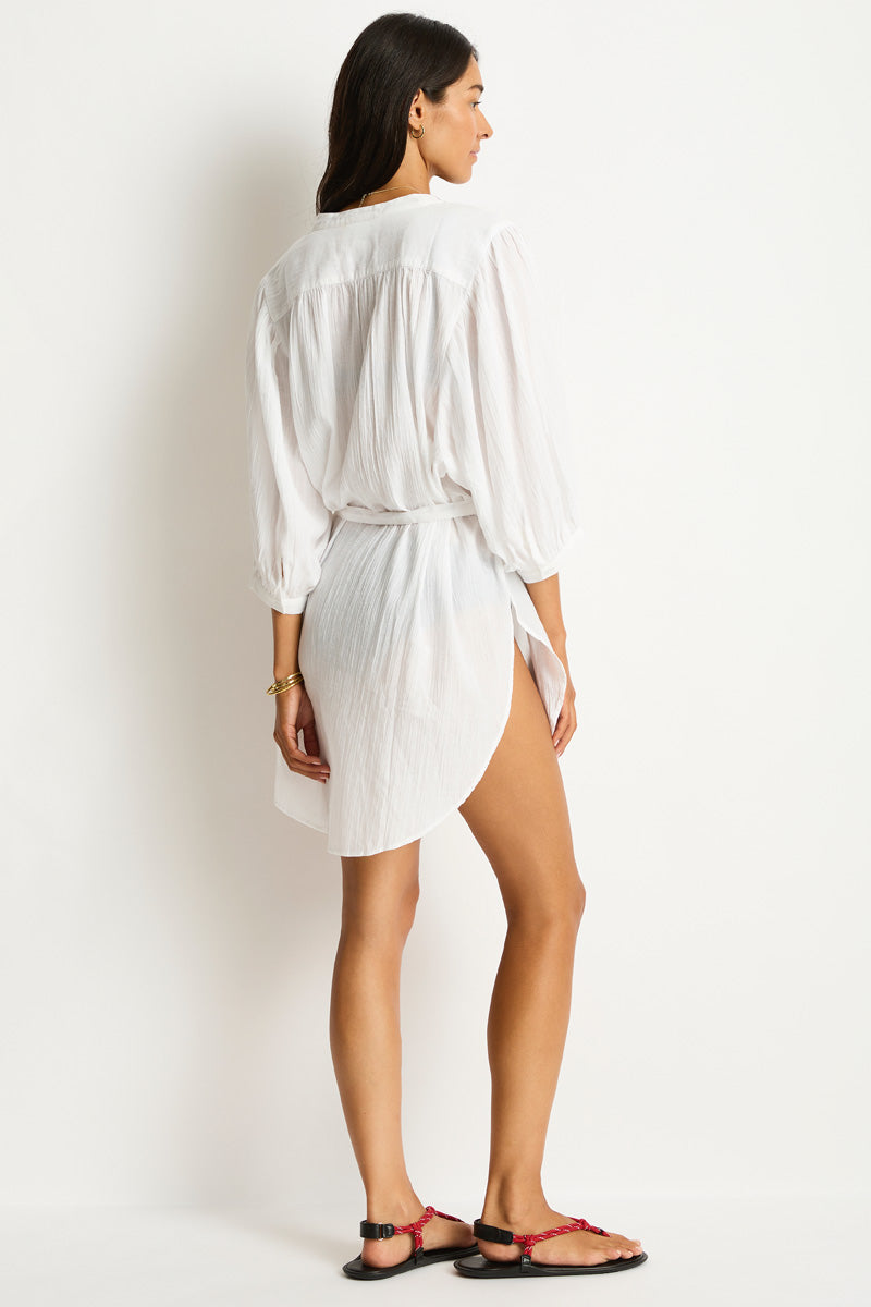 Salt Boho Shirt in  | Sea Level Australia 