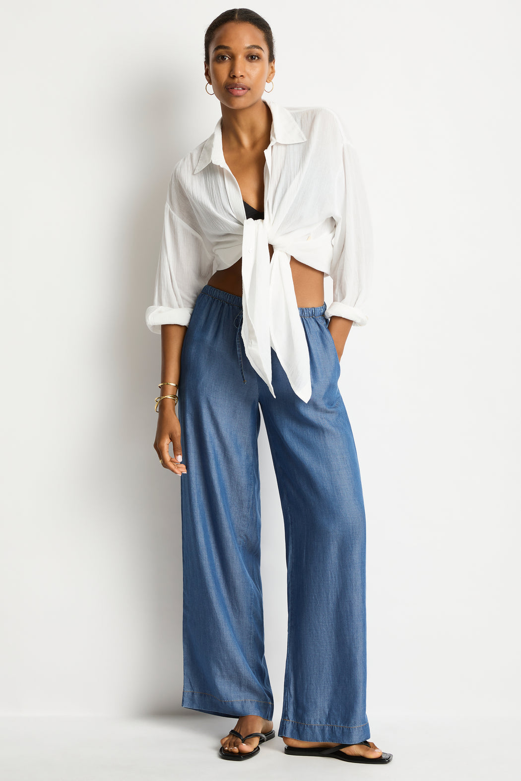 Denim Surf Tide Pant in  | Sea Level Australia 