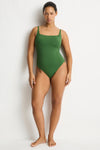 Scallop Square Neck Bralette One Piece
