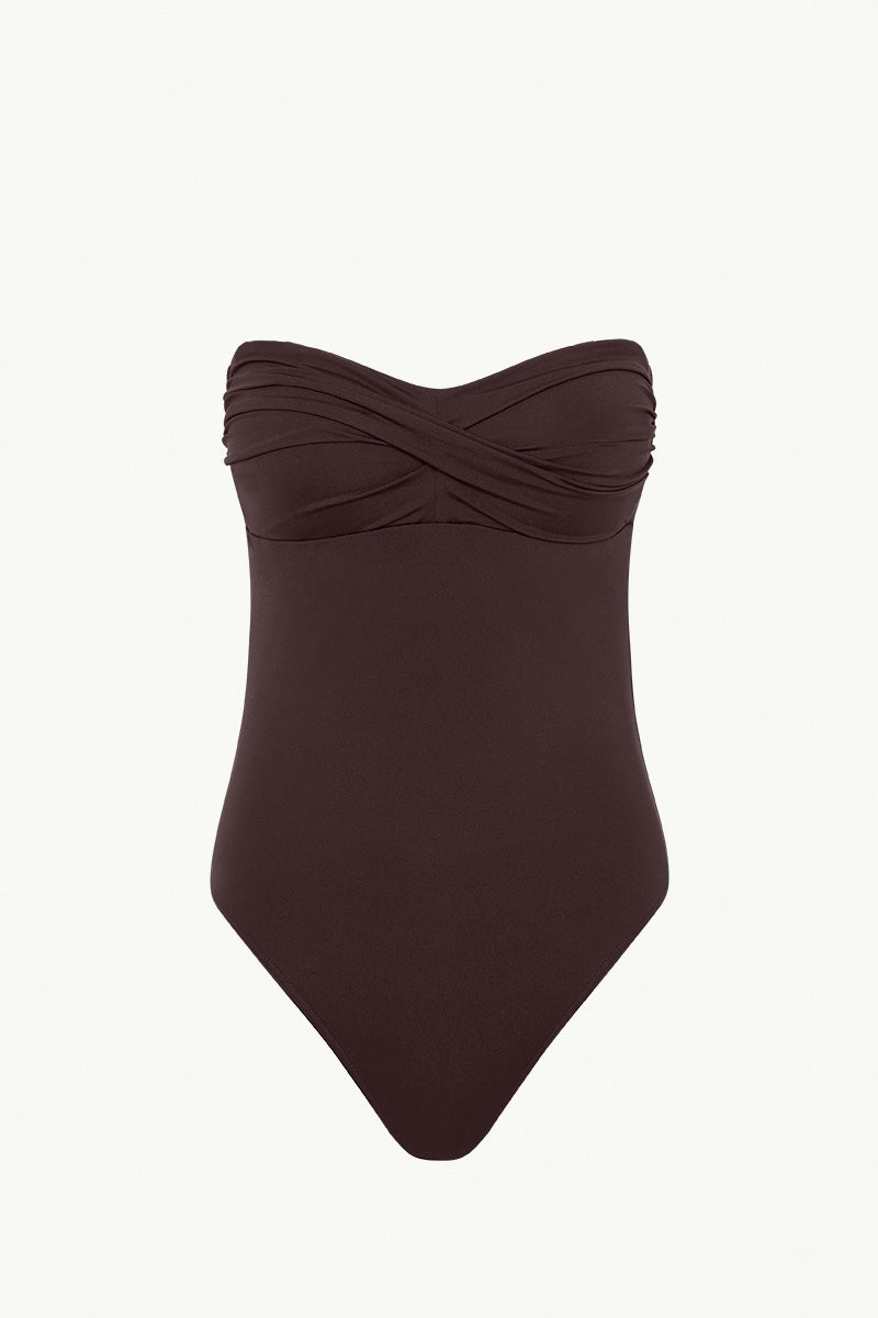 Essentials Edit Twist Bandeau One Piece in  | Sea Level Australia 