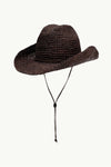 Coco Cowboy Hat in Chocolate - Ghost 2